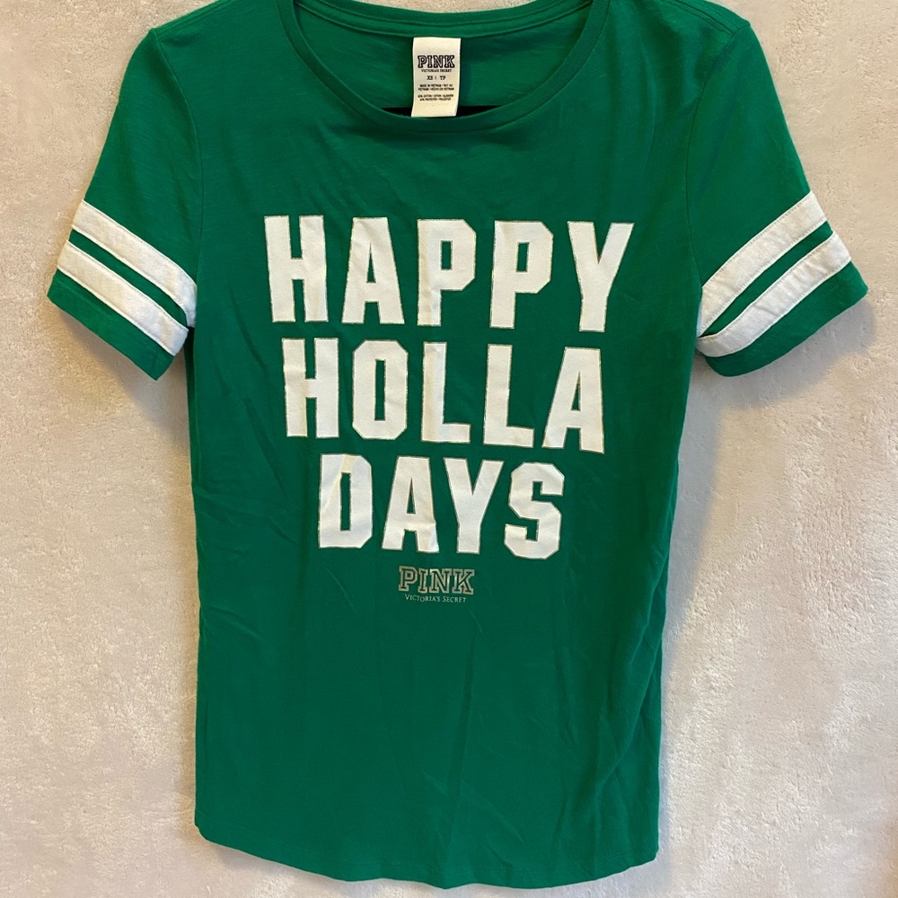 PINK Christmas Holiday T-shirt